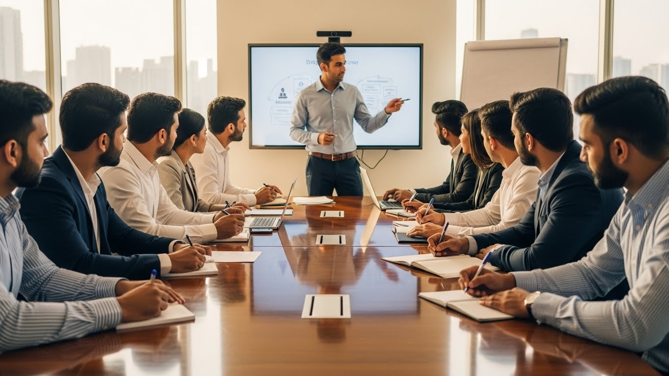 Indian professional training workshop