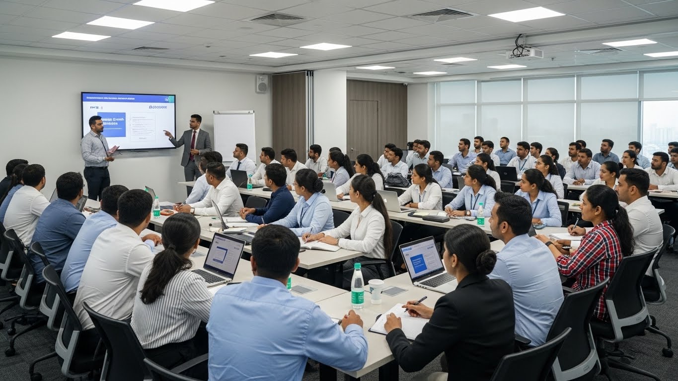 Indian corporate training environment